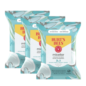 burt's bees, Burt's Bees, Coconut & Lotus, Face Wipes, Mother's Day Gift, Refreshing, Cleansing, Nourishing, Hydrating, Gentle, Convenient, Natural, Rejuvenating, Eco-friendly.