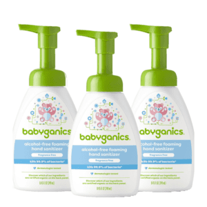 babyganics hand sanitizer, Babyganics Foaming Hand Sanitizer, 8.45oz, Alcohol-Free, Fragrance-Free, Skincare, Gentle, Effective, Hygiene, Family-friendly, Non-toxic, Hypoallergenic.