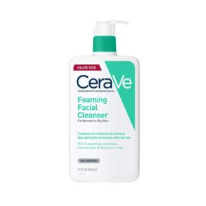 CeraVe Foaming Facial Cleanser, 19oz: Deep Cleanse for Oily Skin CeraVe Foaming Cleanser: Gentle Formula for Oily Skin, 19oz Oily Skin Savior: CeraVe Foaming Facial Cleanser, 19oz 19oz CeraVe Foaming Cleanser: Perfect for Oily Skin Types CeraVe Foaming Facial Cleanser, 19oz: Your Oily Skin Solution Get Clearer Skin: CeraVe Foaming Cleanser, 19oz CeraVe Foaming Cleanser: Oil Control for 19oz of Clean 19oz CeraVe Foaming Facial Cleanser: Banish Oily Skin Woes CeraVe Foaming Cleanser, 19oz: The Ultimate Oily Skin Defense Say Goodbye to Shine: CeraVe Foaming Facial Cleanser, 19oz