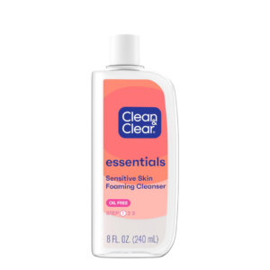 clean and clear face wash, Clean and Clear Face Wash Essentials, Oil-free foaming facial cleanser, 8 fl oz bottle for daily use, Removes oil and impurities, Gentle yet effective cleansing, Dermatologist-tested formula, Refreshes and revitalizes skin, Ideal for all skin types, Trusted brand for clear skin, Essential skincare for a clean complexion.