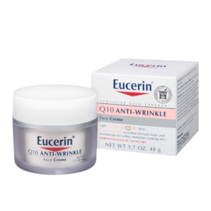 eucerin q10 anti-wrinkle face cream, Eucerin Q10 Anti-Wrinkle Face Cream: Sensitive Skin Care Nourish Sensitive Skin: Eucerin Q10 Cream, 1.7 Oz Anti-Aging Skincare: Eucerin Q10 Face Cream Gentle Wrinkle Treatment: Eucerin Q10 Cream for Sensitive Skin Hydrating Formula: Eucerin Q10 Anti-Wrinkle Face Cream