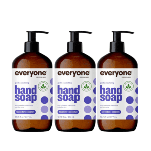 Everyone Liquid Hand Soap, Everyone Liquid Hand Soap, Lavender & Coconut, 12.75oz, Pack of 3, plant-based cleanser, gentle cleansing, refreshing scent, bulk savings, convenient pack, family-friendly, natural ingredients, effective hand hygiene, eco-friendly, essential, daily use, bathroom staple, trusted brand, soothing, moisturizing, hydrating, cruelty-free