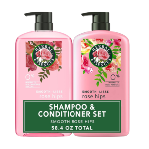 Herbal Essences Shampoo and Conditioner, Herbal Essences Shampoo and Conditioner Set, 29.2 Fl Oz, Hair Care Nourishing Formula, Botanical Infusion, Herbal Essences Set Vibrant Hair, Refreshing Cleanse, Herbal Essences Duo Large Size, Value Pack, Herbal Essences Shampoo and Conditioner Natural Ingredients, Healthy Hair, Herbal Essences Set