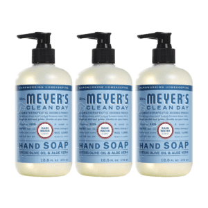 mrs. meyer's clean day, Mrs. Meyer's Clean Day Hand Soap, Rain Water, 12.5 fl oz, 3 Pack, gentle cleansing, refreshing scent, eco-friendly