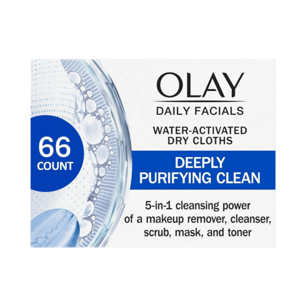 olay daily facials, Purify Your Skin: Olay Daily Facials 5-in-1 Cleansing Wipes, Deep Purification, 66 Count. Refresh and Revitalize: Olay 5-in-1 Cleansing Wipes, Deep Purification, 66 Count. Deep Cleanse with Ease: Olay Daily Facials Cleansing Wipes, Deep Purification, 66 Count. Your Daily Skin Solution: Olay 5-in-1 Cleansing Wipes, Deep Purification, 66 Count. Convenient Skincare Essential: Olay Daily Facials Cleansing Wipes, Deep Purification, 66 Count.