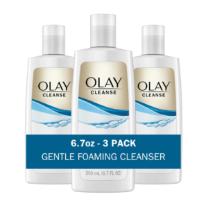 olay facial cleanser, Olay Gentle Foaming Face Cleanser: Sensitive Skin Care Pack of 3: Olay Gentle Foaming Face Cleanser, 6.7 Fl Oz Sensitive Skin Solution: Olay Gentle Foaming Cleanser Triple Pack: Olay Gentle Foaming Face Cleanser Foaming Cleanse for Sensitive Skin: Olay, 6.7 Fl Oz, Pack of 3