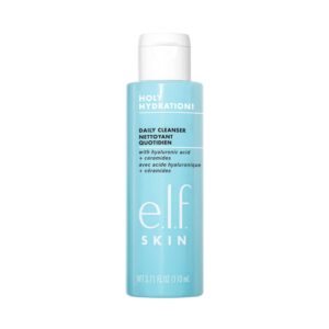 e.l.f. Holy Hydration! Daily Cleanser, Oil Removal, Makeup Remover Hydrating Cleanser, Daily Makeup Remover, e.l.f. Holy Hydration! Gentle Daily Cleanser, Makeup Remover, e.l.f. Holy Hydration! Deep Cleansing Daily Face Wash, e.l.f. Holy Hydration! Skin Purifying Daily Cleanser, e.l.f. Holy Hydration! Refreshing Daily Cleanser, Makeup Remover, e.l.f. Holy Hydration! Moisturizing Facial Cleanser, Makeup Remover, e.l.f. Holy Hydration! Oil Control Daily Cleanser, Makeup Remover, e.l.f. Holy Hydration! Holy Hydration! Daily Cleanser for Clear Skin, e.l.f. Daily Cleansing Gel, Makeup Remover, e.l.f. Holy Hydration!